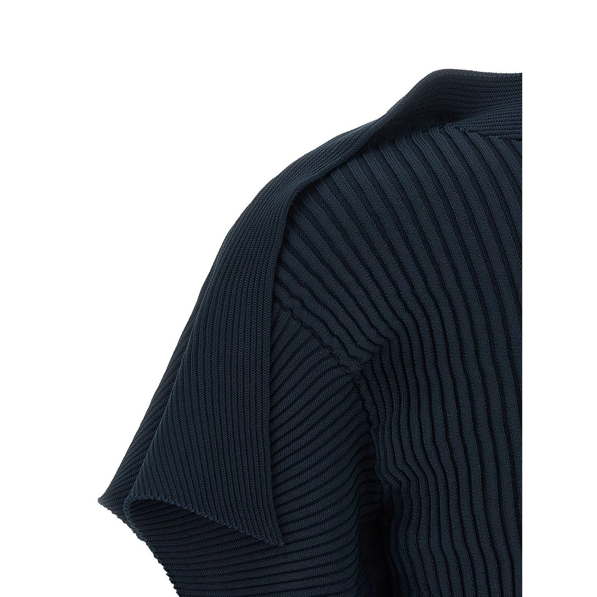 Issey Miyake Blue Polyester Pattern Shirt