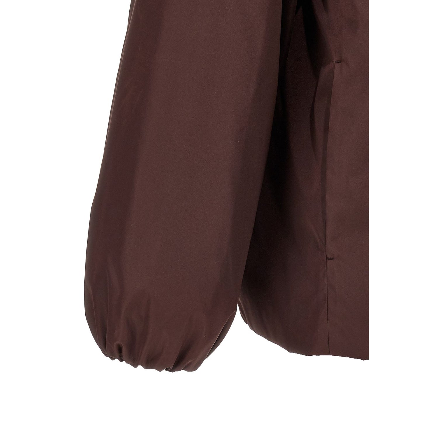 Jil Sander Brown Polyester Full-Length Jacket
