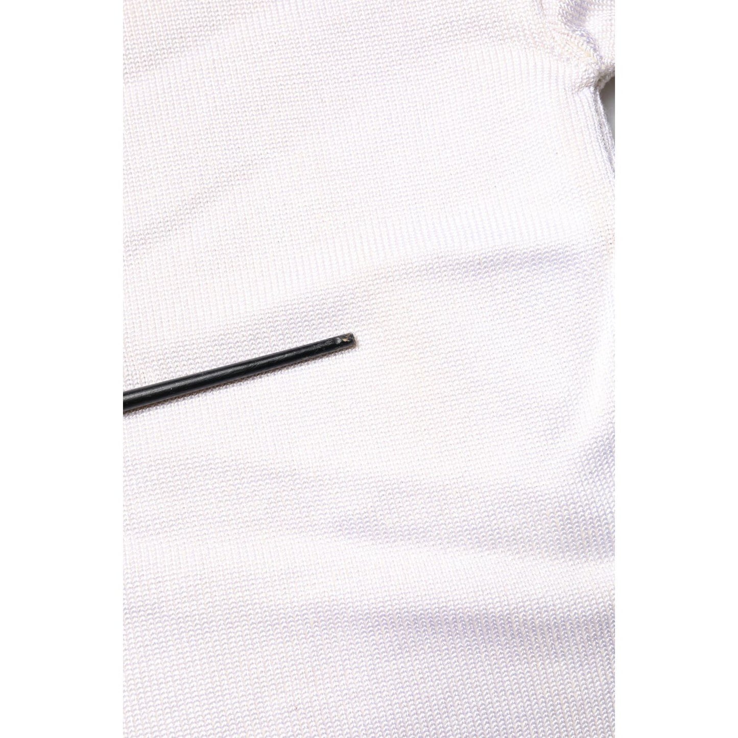 Jil Sander White Viscose Crew Neck Long Sleeves Pullover Sweater Jil Sander