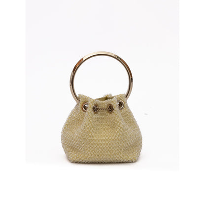 Jimmy Choo Yellow Bon Bon Micro Crystals Bucket