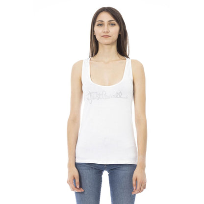 Just Cavalli White Viscose Women Top Just Cavalli