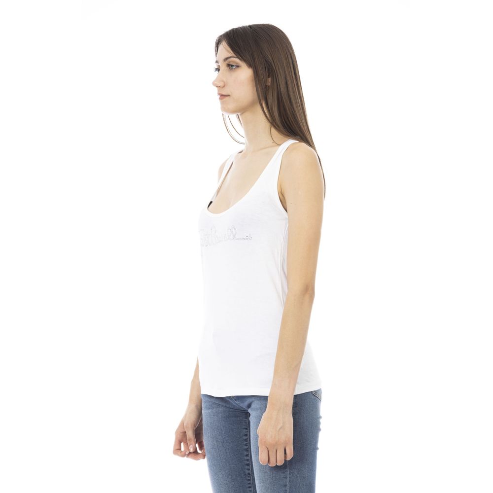 Just Cavalli White Viscose Women Top Just Cavalli