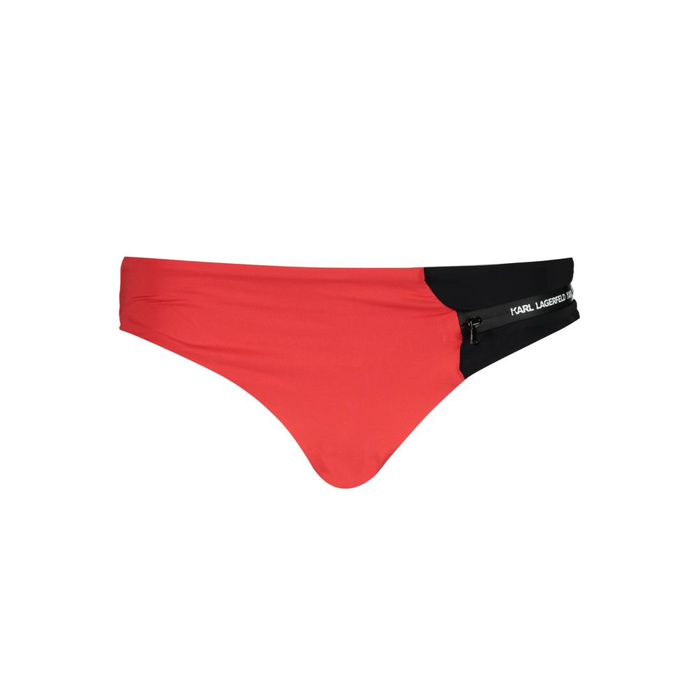 Karl Lagerfeld Rosso Poliammide Women Swim Brief Karl Lagerfeld