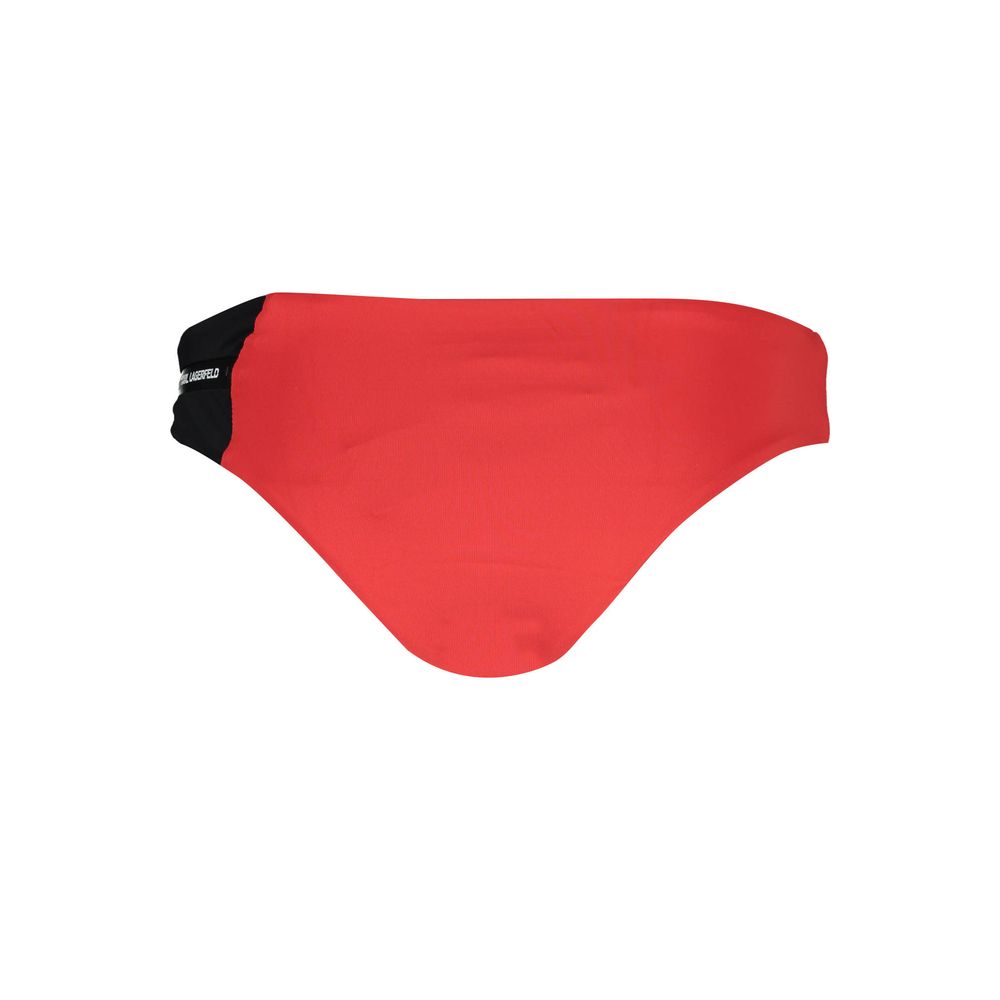 Karl Lagerfeld Rosso Poliammide Women Swim Brief Karl Lagerfeld