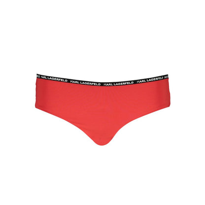 Karl Lagerfeld Rosso Poliammide Womens Swim Briefs Karl Lagerfeld