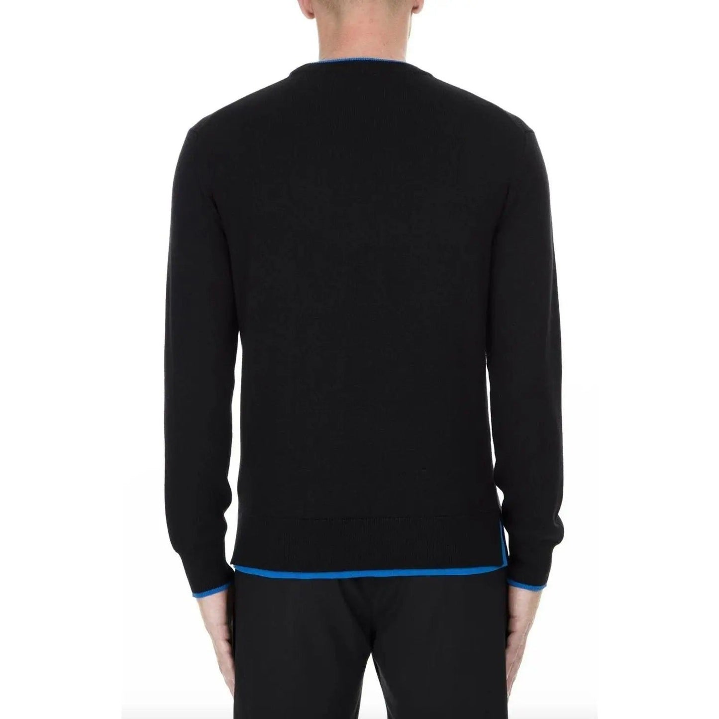 Kenzo Sleek Black Roundneck Sweater with Blue Accents sleek-black-roundneck-sweater-with-blue-accents Kenzo-_-Sleek-Black-Roundneck-Sweater-with-Blue-Accents-_-McRichard-Designer-Brands-113101189.jpg