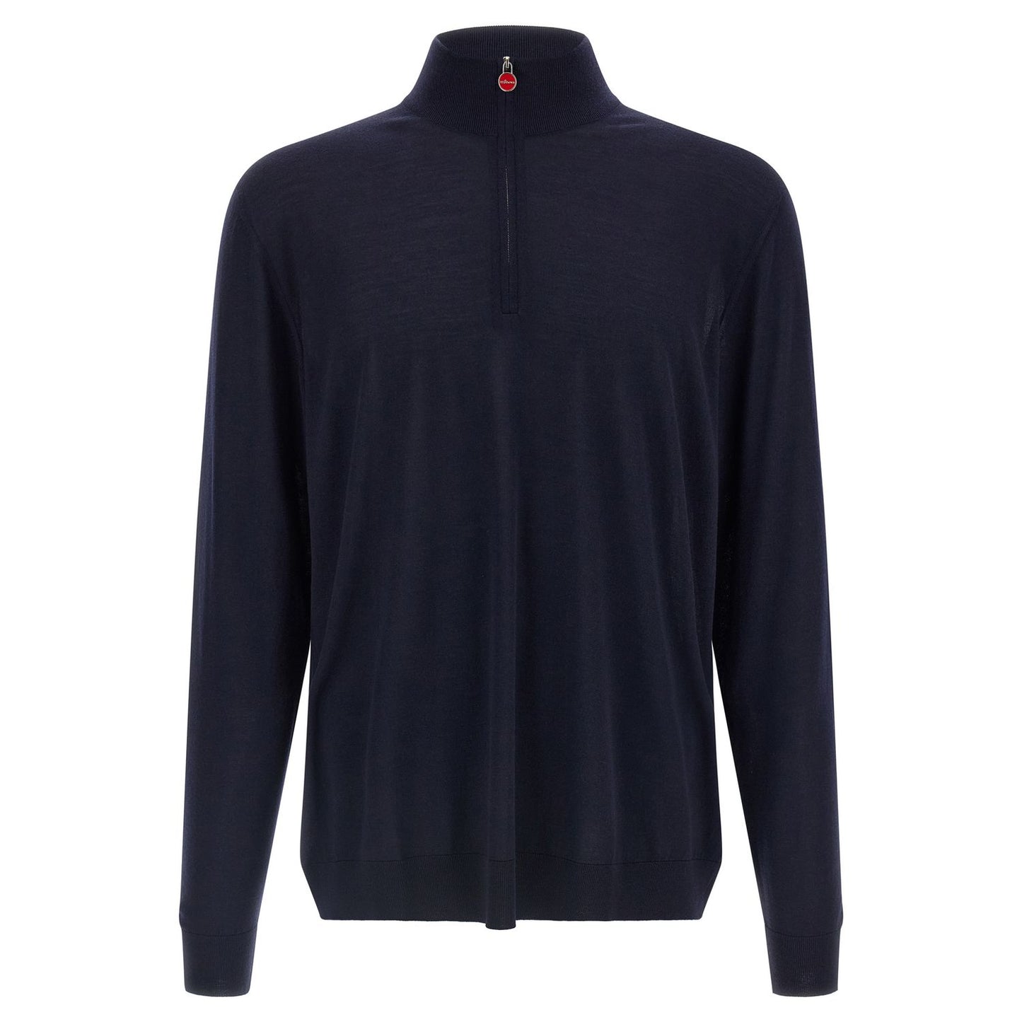 Kiton Blue Wool Cardigan