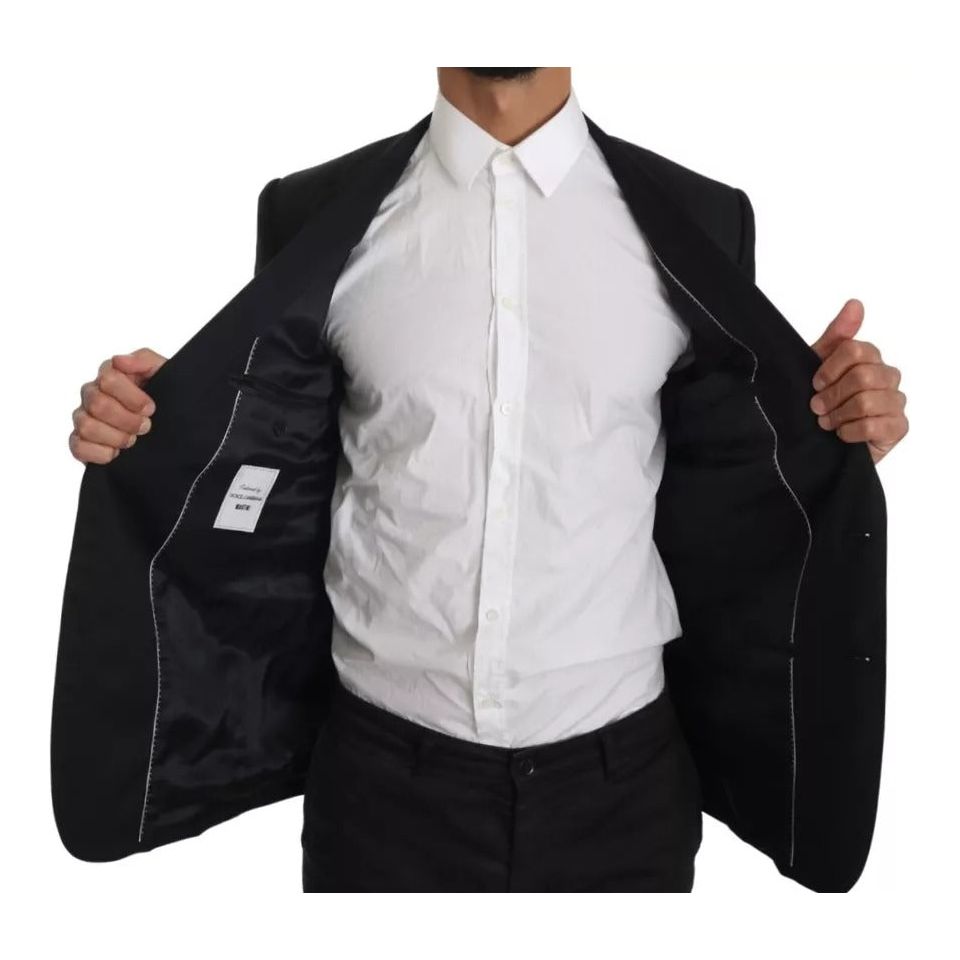 Dolce & GabbanaBlack Slim Jacket Coat MARTINI BlazerMcRichard Designer Brands£769.00