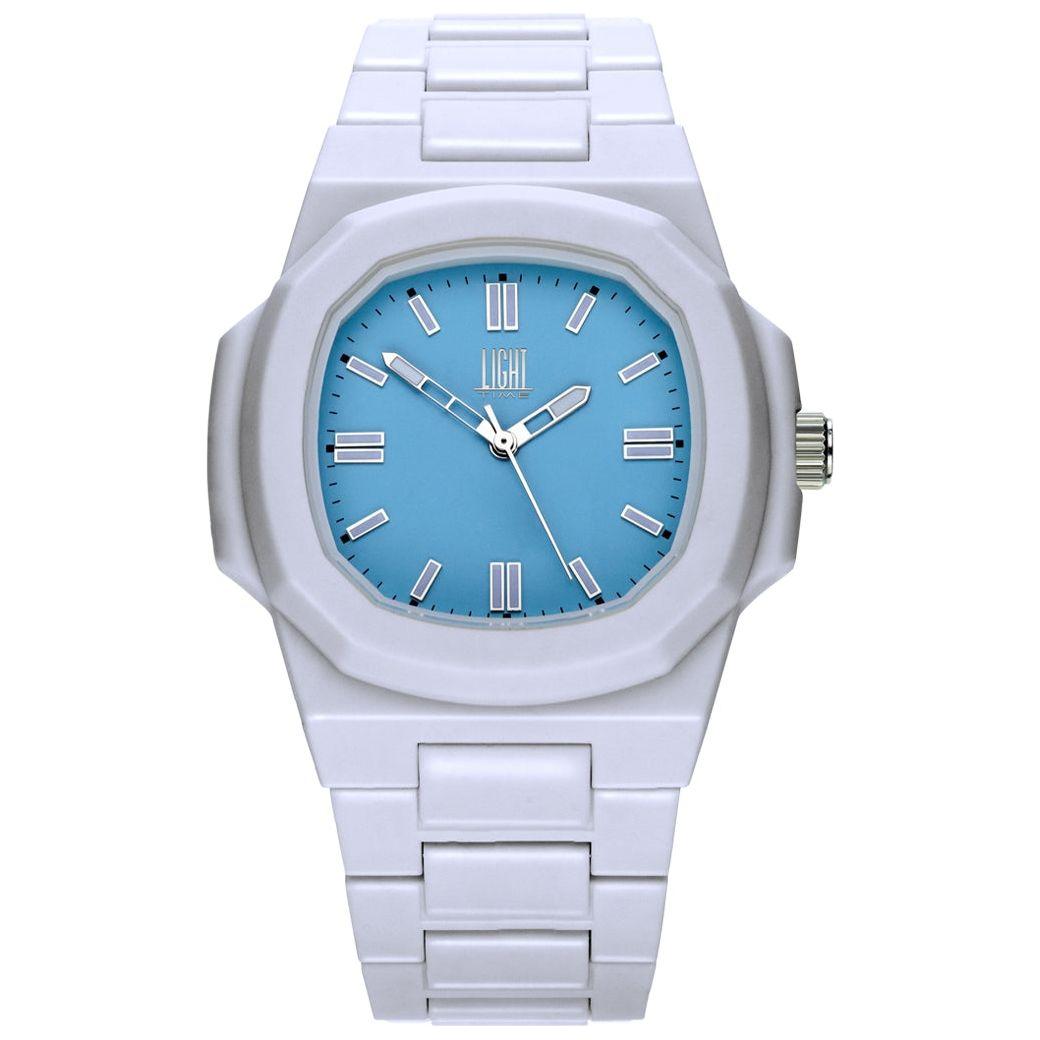 LIGHT TIME Mod. VELVET NAUTILUS - Light Blue