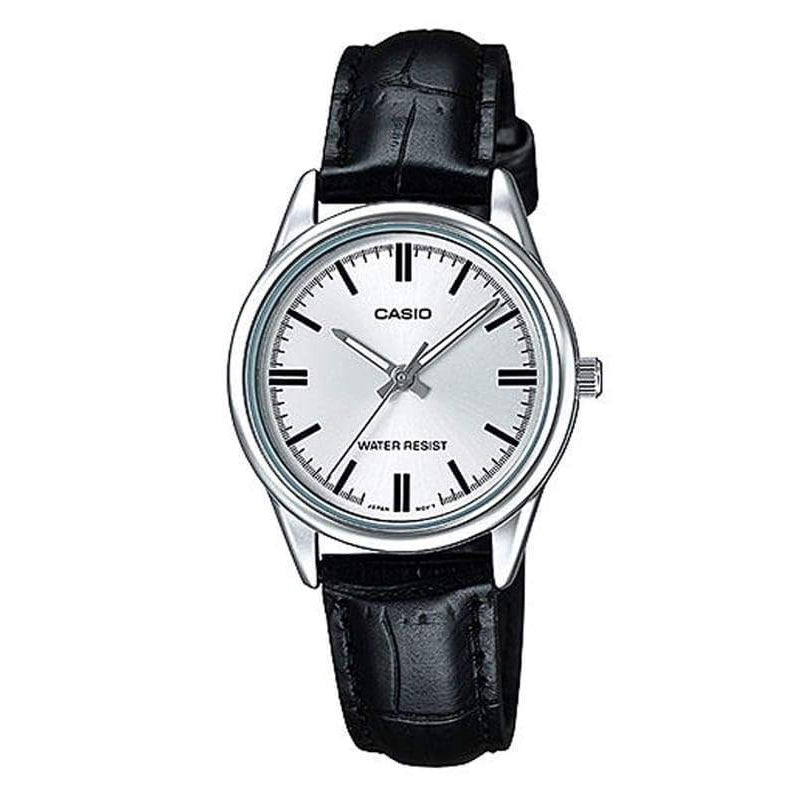 CASIO COLLECTION Mod. ONLY TIME LADY, LEATHER - WHITE