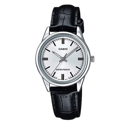 CASIO COLLECTION Mod. ONLY TIME LADY, LEATHER - WHITE