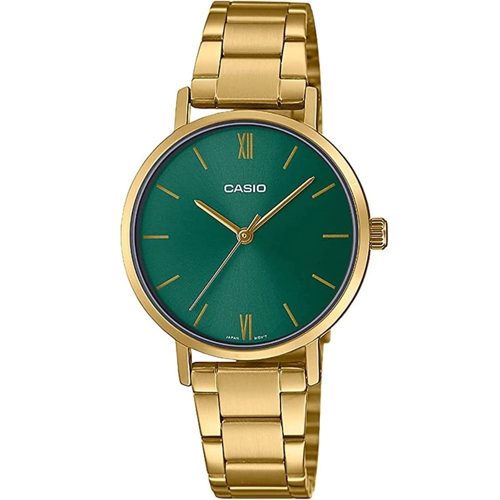 CASIO COLLECTION Mod. LADY EASY TIME - GOLD, GREEN