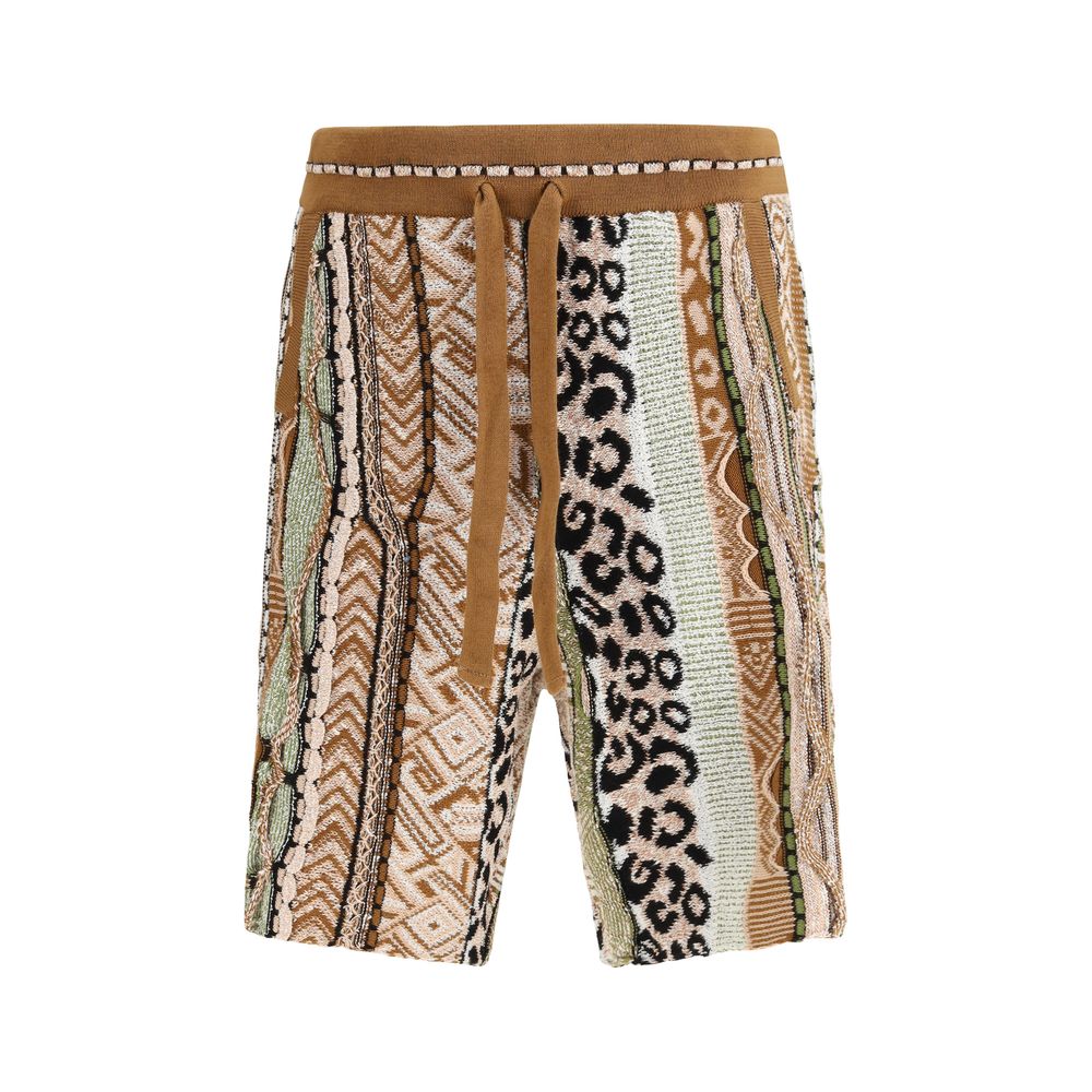 Laneus Multicolor Cotton Bermuda Shorts 1728,72470364320,Bermuda - Shorts - Clothing,Clothing,IT44 | XS,IT46 | S,IT48 | M,Laneus,Men,Multicolor,New with tags,Shorts - Clothing
