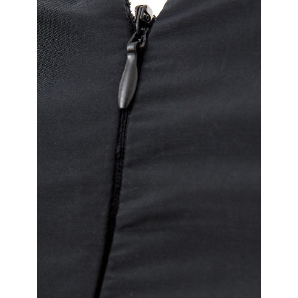 Lardini Black Polyester Cocktail Dress 1728,67397976224,Black,Clothing,Cocktail - Dresses - Clothing,Dresses - Clothing,Dresses - Women - Clothing,IT40|S,Lardini,Long - Dresses - Clothing,Longsleeve - Dresses - Clothing,New with tags,Women,Women - Clothin