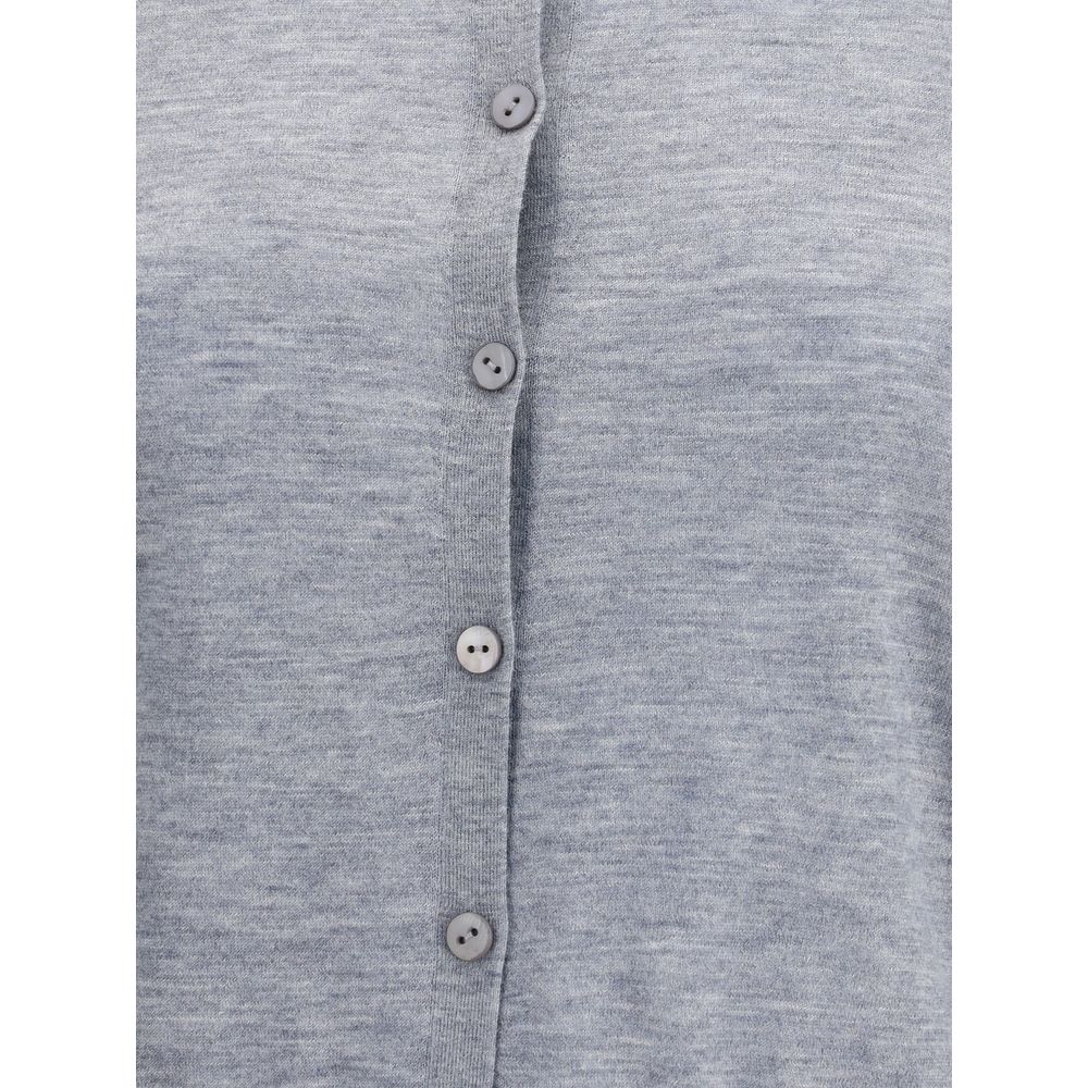 Lisa Yang Gray Cashmere Cardigan Lisa Yang