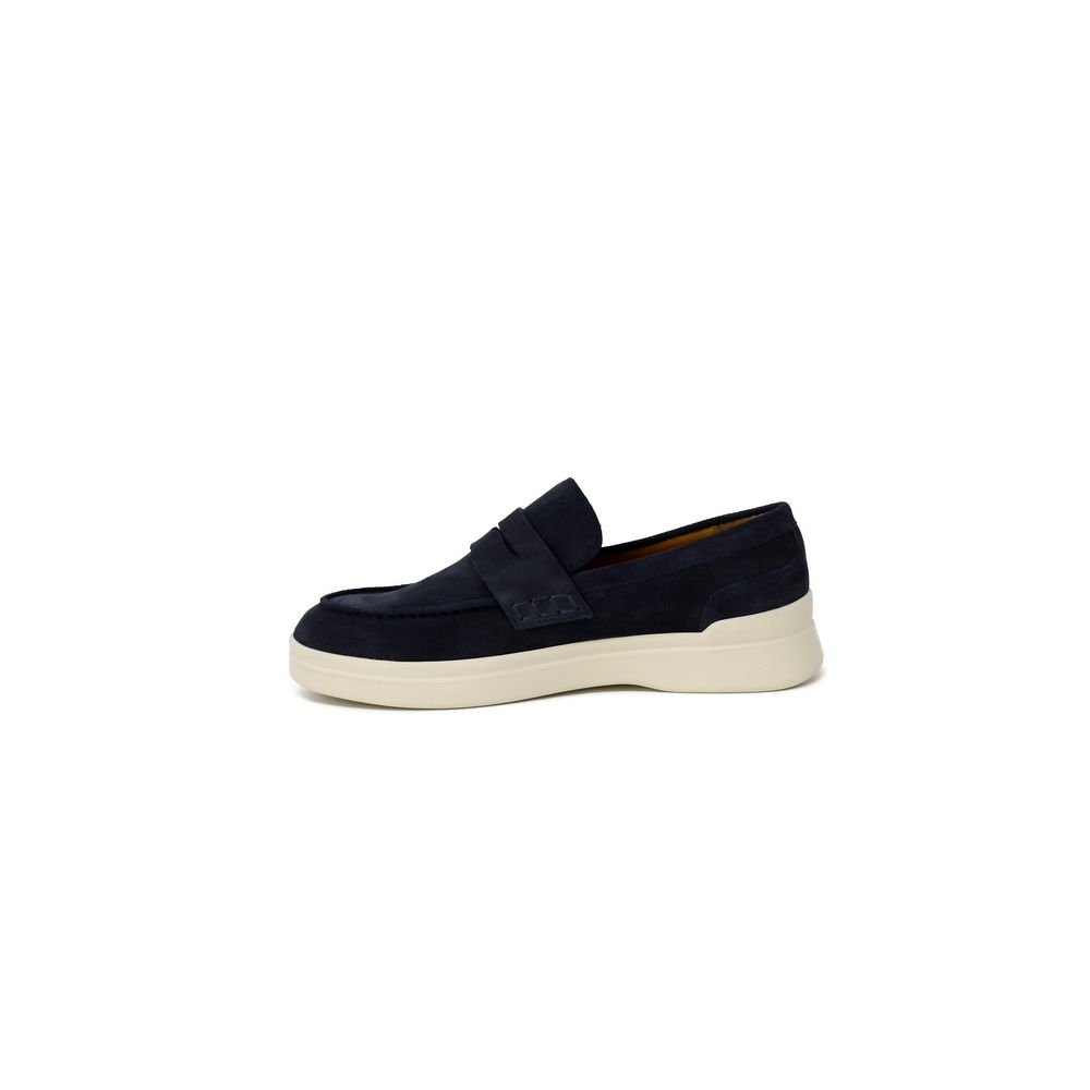 Liu Jo Blue Suede Leather Slip-On Loafers Liu Jo