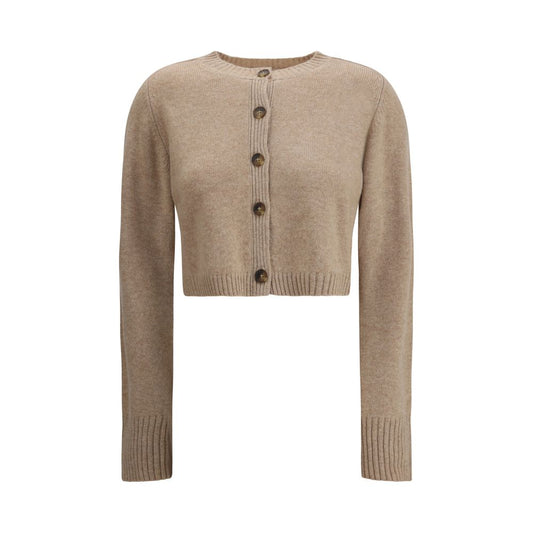 Loulou De Saison Beige Cashmere Cardigan Loulou De Saison