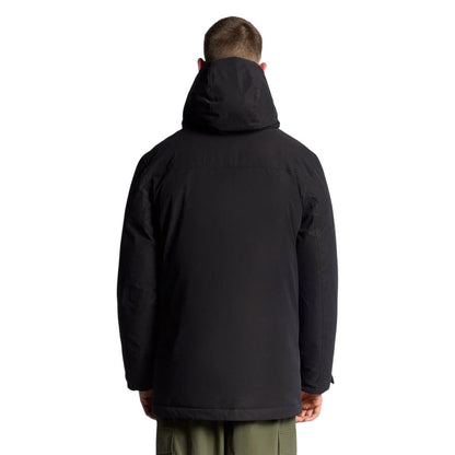 Lyle & Scott Black Polyester Parka 1728,71956299936,Black,Clothing,IT48 | L,Jackets & Coats - Clothing,Lyle & Scott,Men,New with tags,Parkas - Jackets & Coats - Clothing