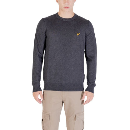 Lyle & Scott Gray Cotton Sweatshirt 1728,71956299936,Clothing,Gray,IT46 | M,Lyle & Scott,Men,New with tags,Sweaters - Clothing,Sweatshirts - Sweaters - Clothing