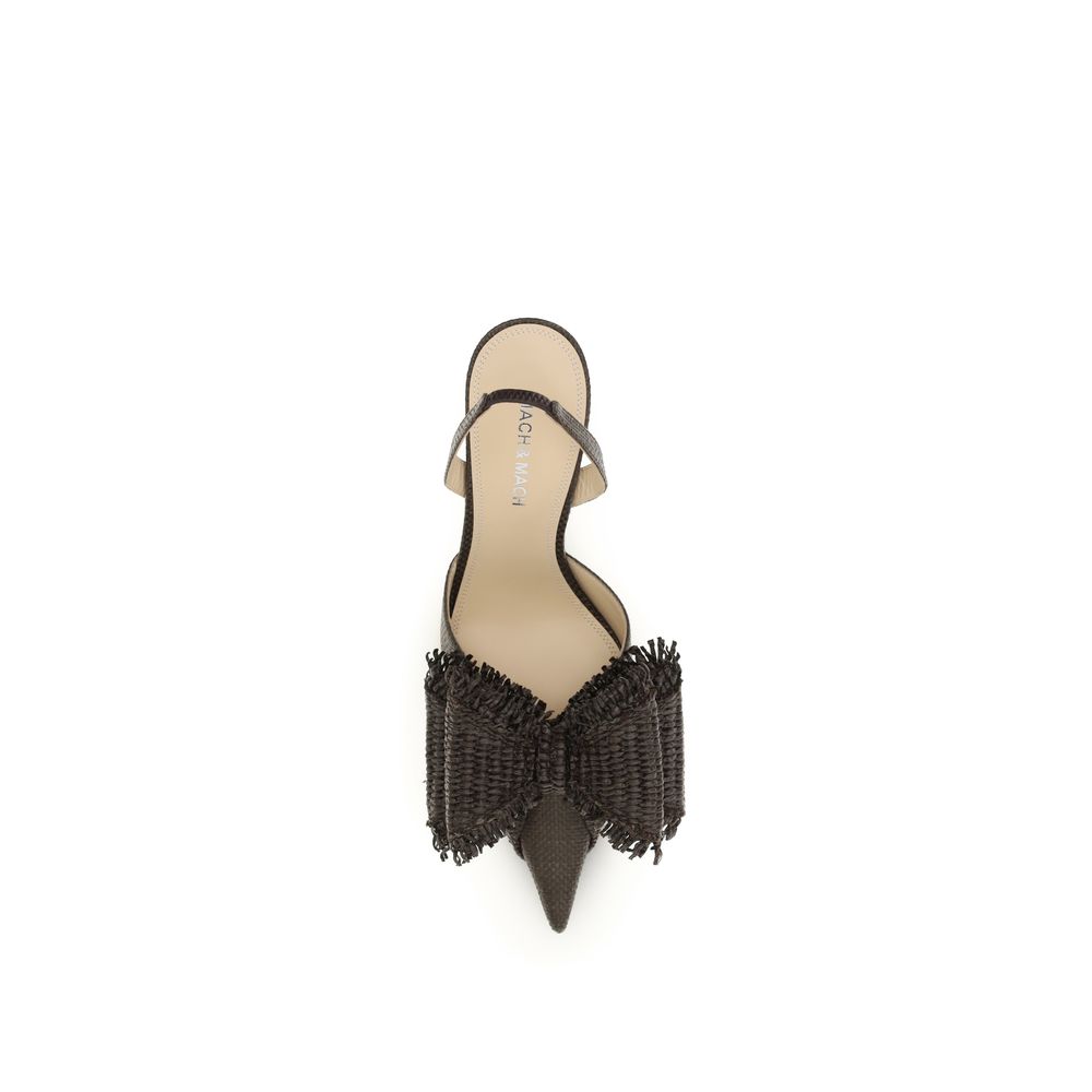 MACH & MACH Brown Raffia Platform Pumps 1728,72470364320,Brown,EU36.5/US6.5,EU36/US6,EU37.5/US7.5,EU37/US7,EU38/US8,EU39/US9,EU40/US10,EU41/US11,MACH & MACH,New with tags,Platforms - Pumps - Shoes,Pumps - Shoes,Shoes,Women