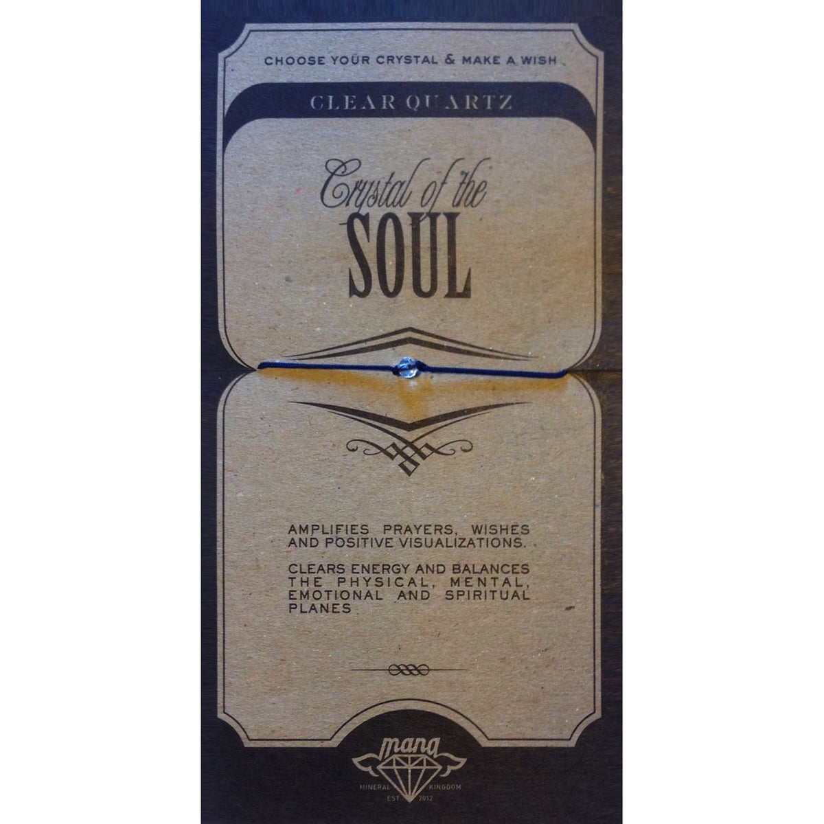 MANA Mod. CLEARQUARTZ/SOUL - 5pcs