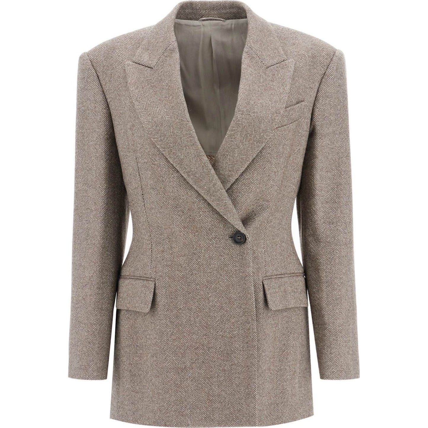 Brunello Cucinelli "carded chevron bl Jackets Brunello Cucinelli