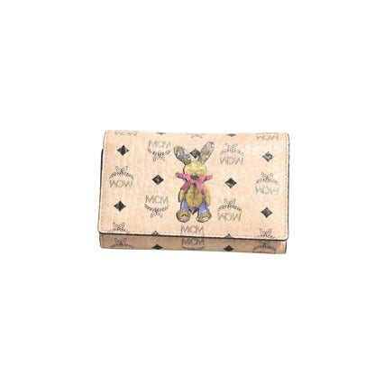 MCM Visetos Rabbit Compact Wallet