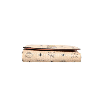 MCM Visetos Rabbit Compact Wallet