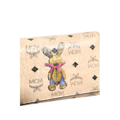 MCM Visetos Rabbit Compact Wallet