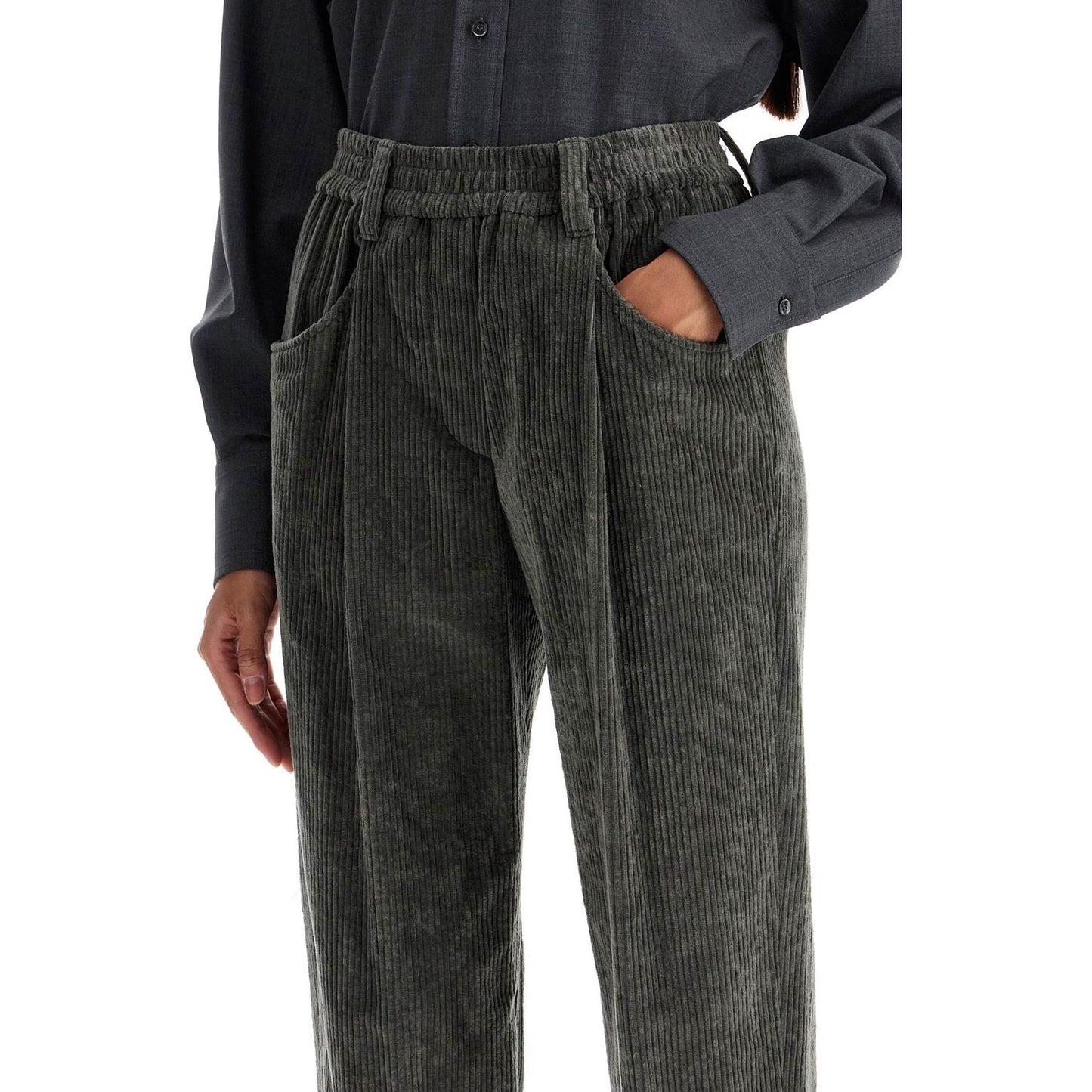 Brunello Cucinelli cropped corduroy pants Trousers Brunello Cucinelli