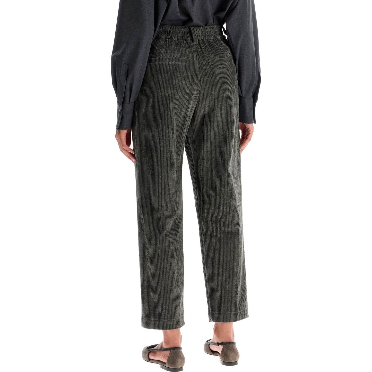 Brunello Cucinelli cropped corduroy pants Trousers Brunello Cucinelli