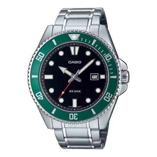 CASIO COLLECTION Mod. DIVER DATE 200M - GREEN-0