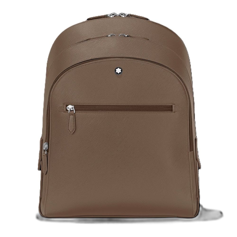 MONTBLANC LEATHER MOD. SARTORIAL MEDIUM BACKPACK 3 COMPARTMENTS - 33X40X13 FASHION ACCESSORIES