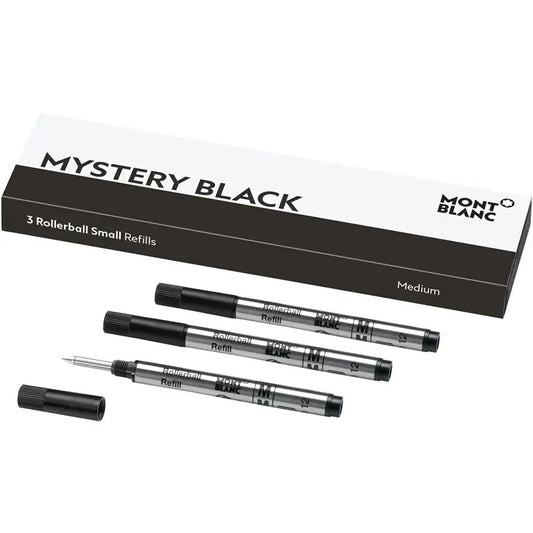 MONTBLANC Mod. MISTERY BLACK - BALLPOINT PEN REFILLS - MEDIUM - 3 PCS Accessories,Category-Accessories,Men,Refill