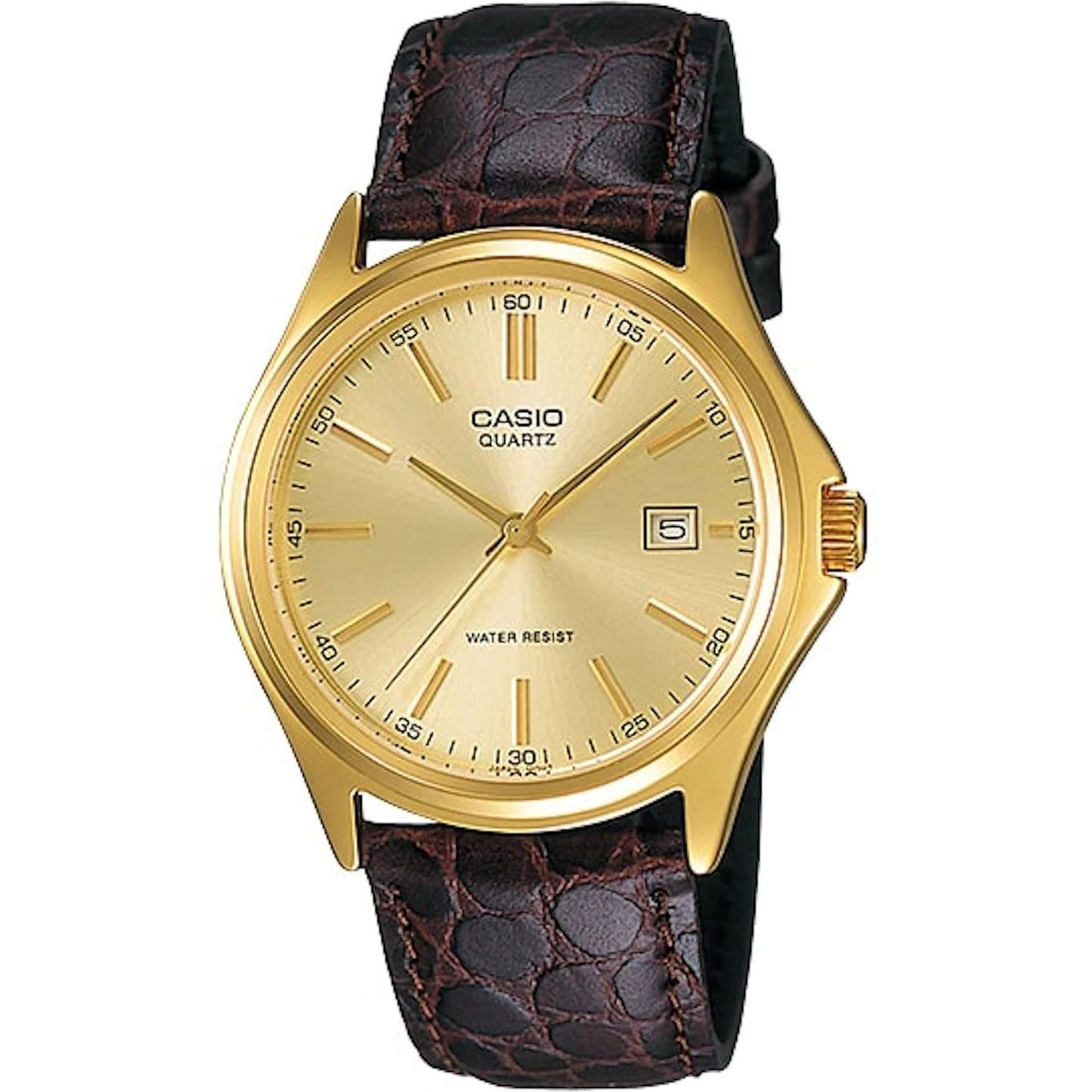 CASIO COLLECTION Mod. DATE LEATHER - GOLD-0