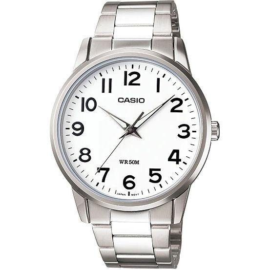 CASIO COLLECTION Mod. 3 H - WHITE Gent,READY STOCKED WATCHES,Wristwatch