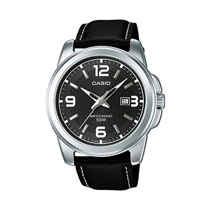CASIO COLLECTION Mod. BOLD DATE - LEATHER. BLACK-0