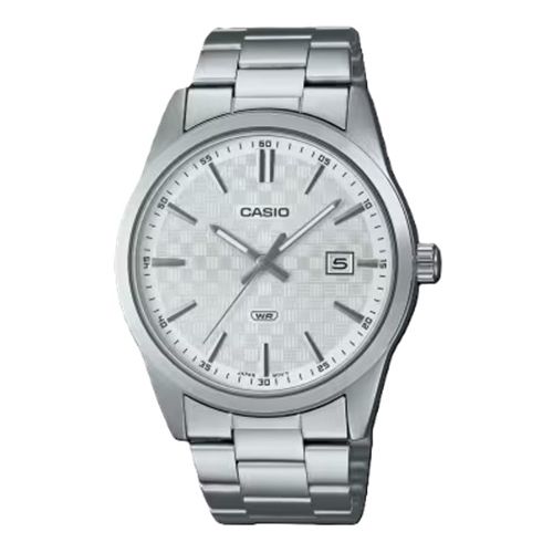 CASIO COLLECTION Mod. DATE - CARBON LOOK - SILVER-0