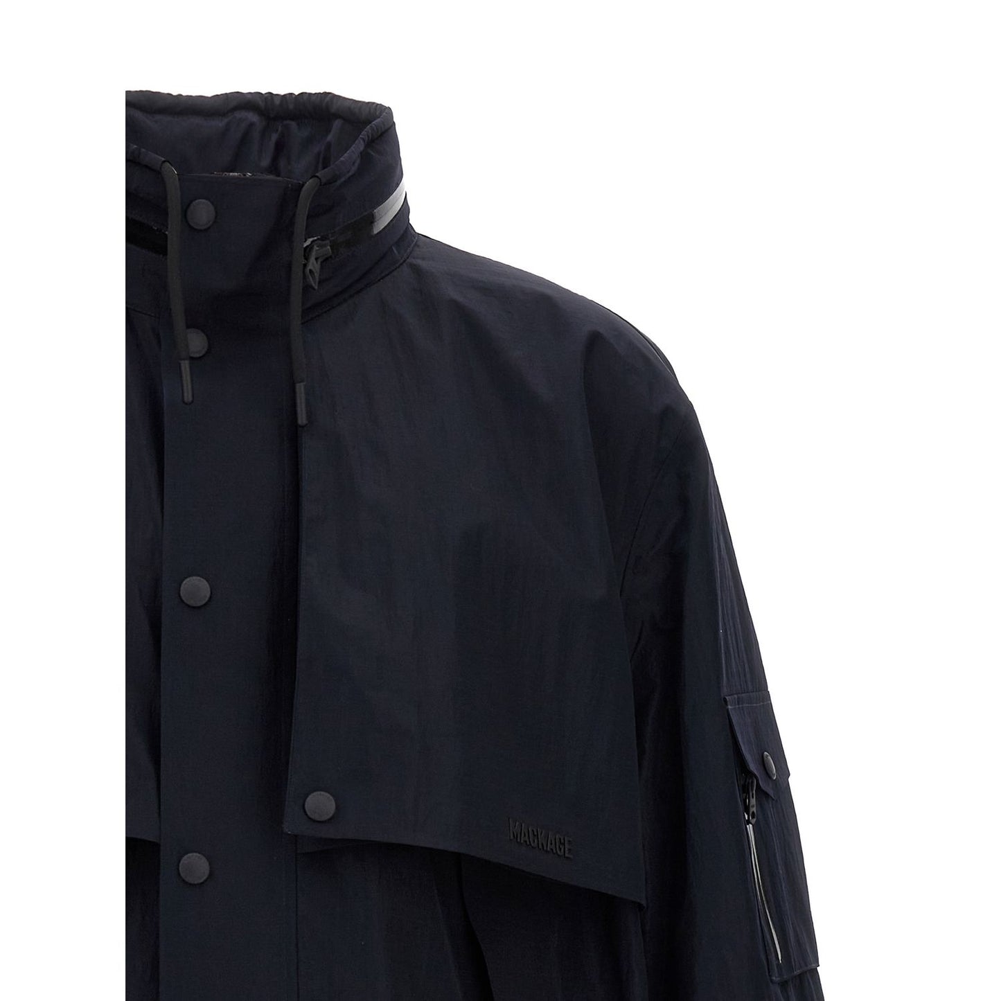 Mackage Blue Polyamide Shell Jacket