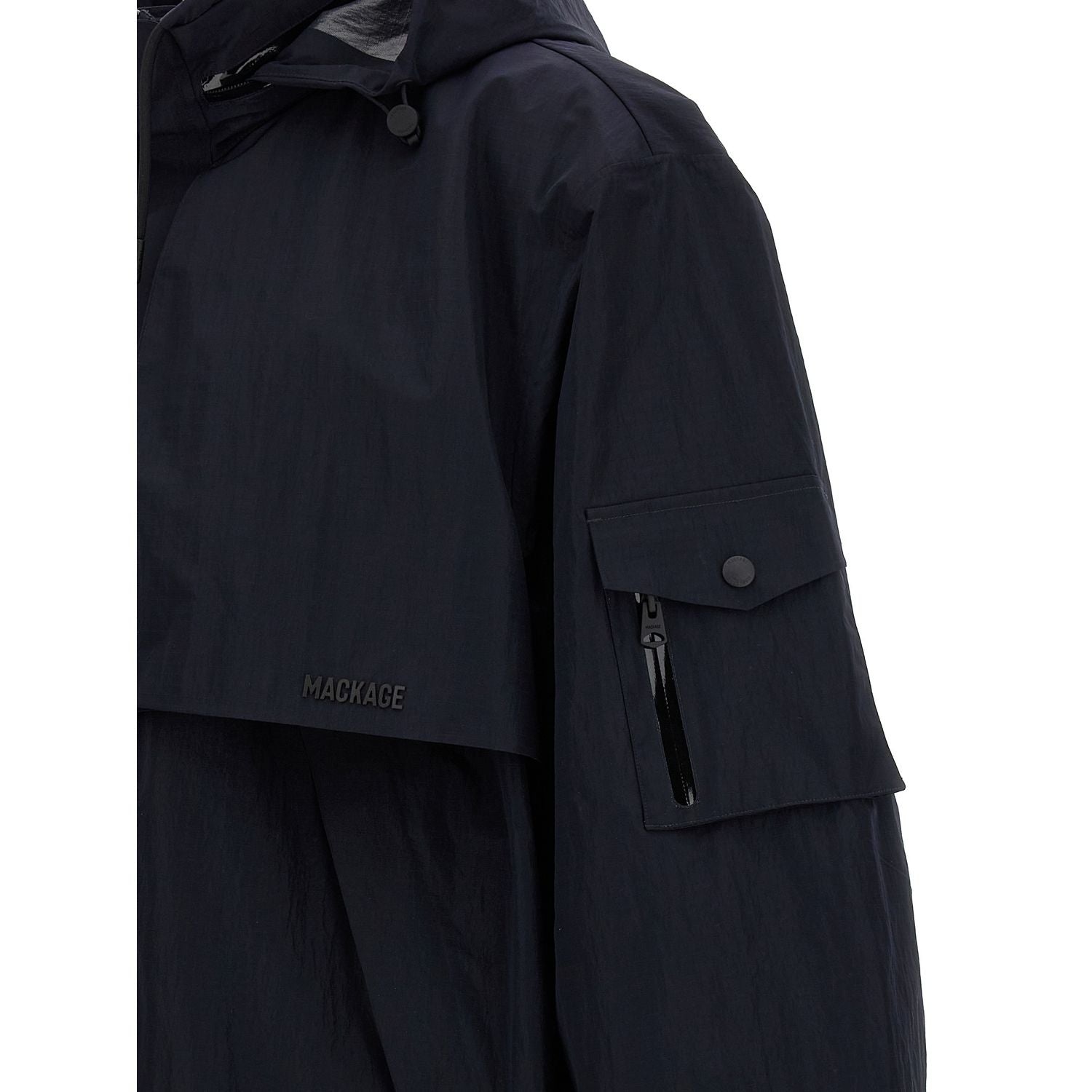 Mackage Blue Polyamide Shell Jacket