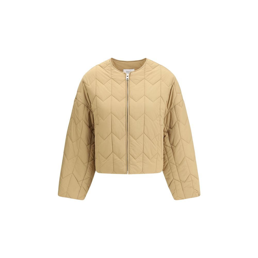 Maison Kitsuné Brown Polyamide Shell Jacket