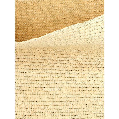 Maison Michel Beige Raffia Shoulder Bag