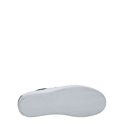 Marcelo Burlon Black Fabric Slip-On Loafers