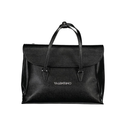 Mario Valentino Black Polyurethane Women Handbag
