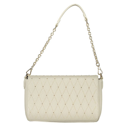 Mario Valentino White Polyurethane Women's Shoulder Bag