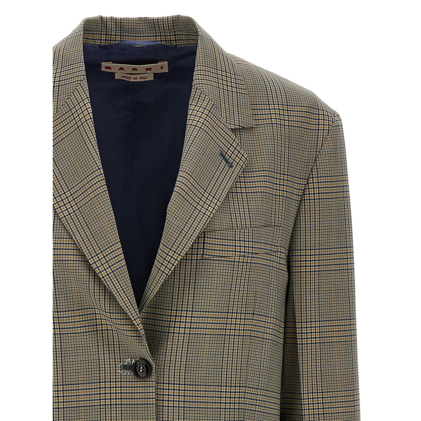 Marni Multicolor Polyester Blazer
