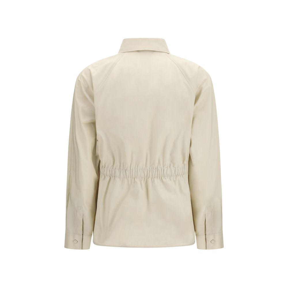 Max Mara Beige Cotton Shell Jacket 1728,72470364320,Beige,Clothing,IT40 | M,IT44 | L,Jackets & Coats - Clothing,Max Mara,New with tags,Shell Jackets - Jackets & Coats - Clothing,Women