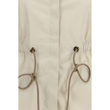 Max Mara Beige Cotton Shell Jacket 1728,72470364320,Beige,Clothing,IT40 | M,IT44 | L,Jackets & Coats - Clothing,Max Mara,New with tags,Shell Jackets - Jackets & Coats - Clothing,Women