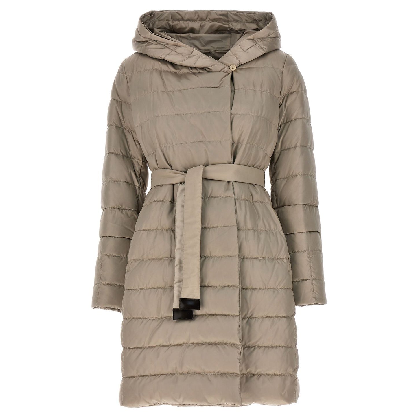 Max Mara Beige Polyamide Full-Length Jacket