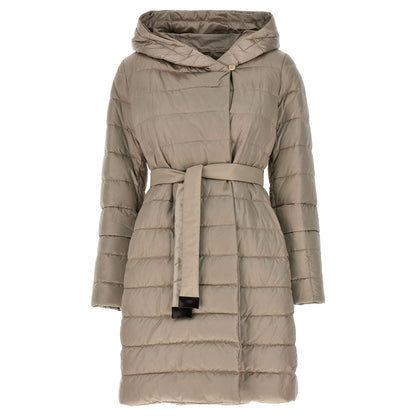 Max Mara Beige Polyamide Full-Length Jacket
